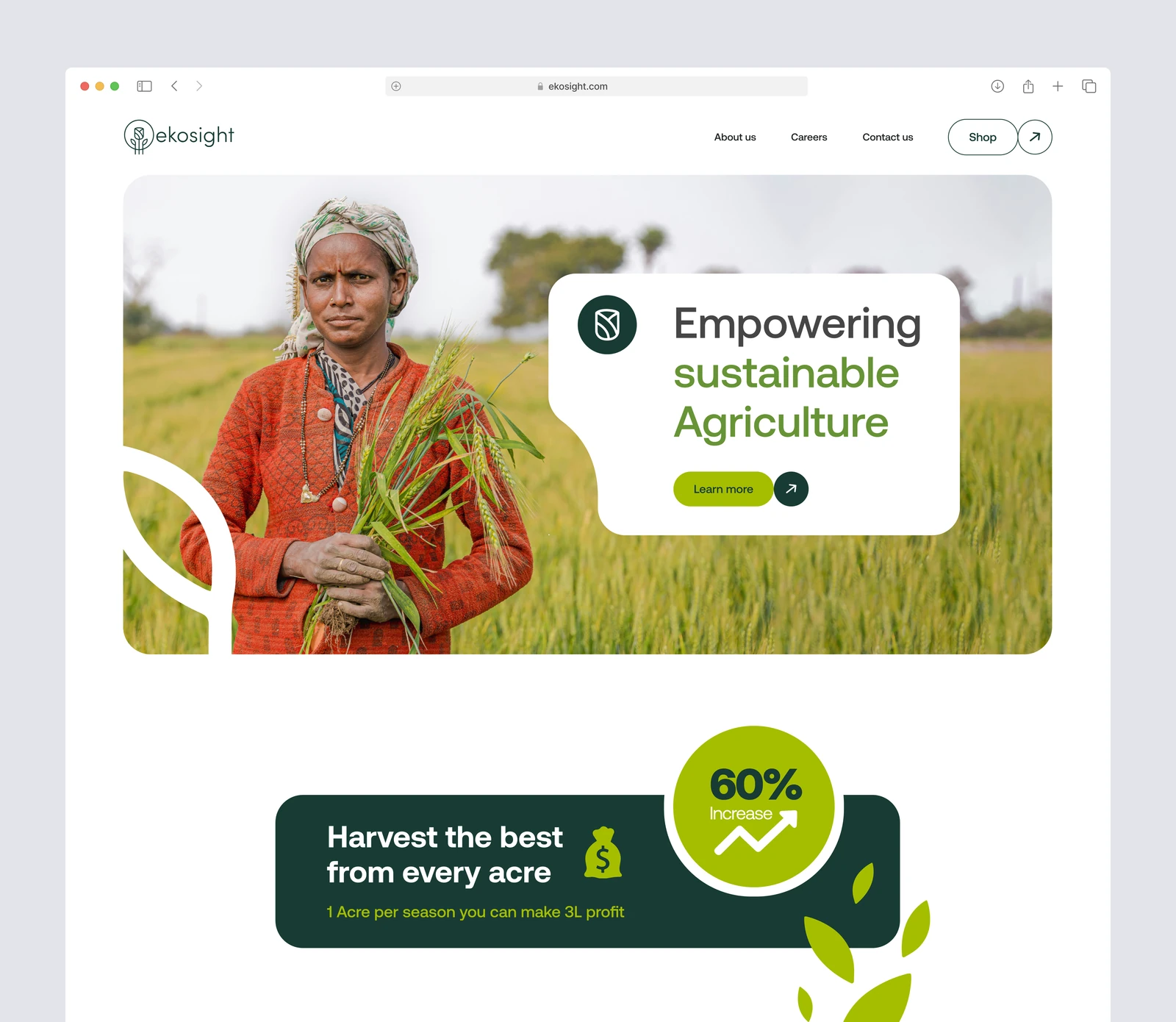 EkoSight — agritech insights platform for farmers